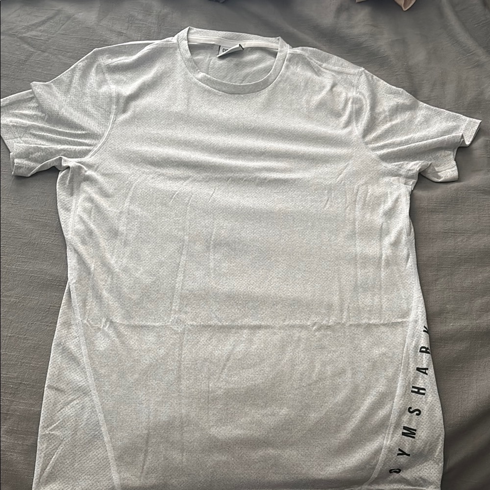 Gymshark White Short Sleeve Tee